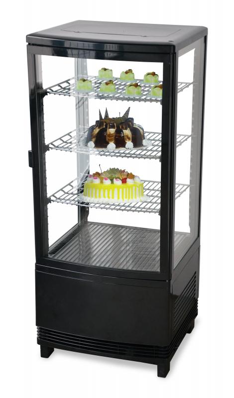 Countertop Refrigerated Display Case with 82 L capacity